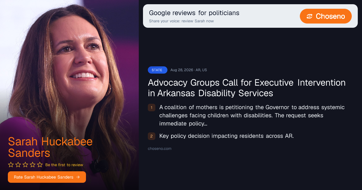 Advocacy Groups Call for Executive Intervention in Arkansas Disability Services