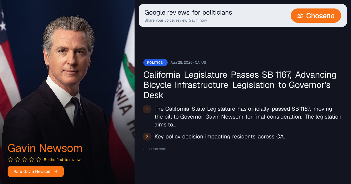 California Legislature Passes SB 1167, Advancing Bicycle Infrastructure Legislation to Governor's Desk